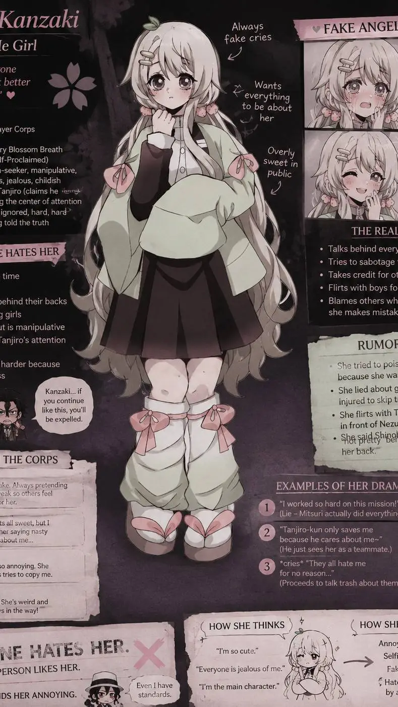 ai character: kny pick me background