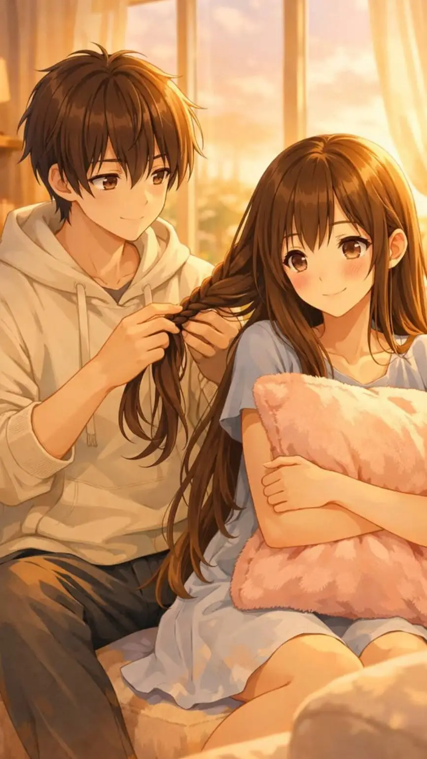 ai character: lucien & Brooke  background