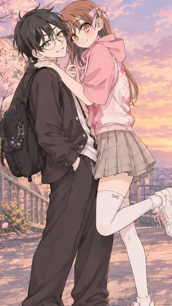 ai character: leo & Amelia  background
