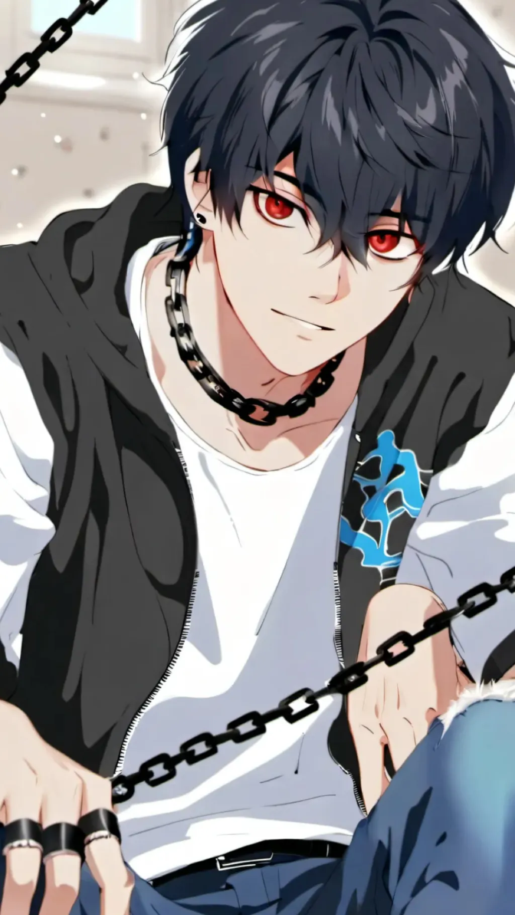 ai character: Light background