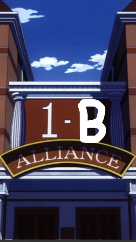 ai character: Mha class1B dorms  background