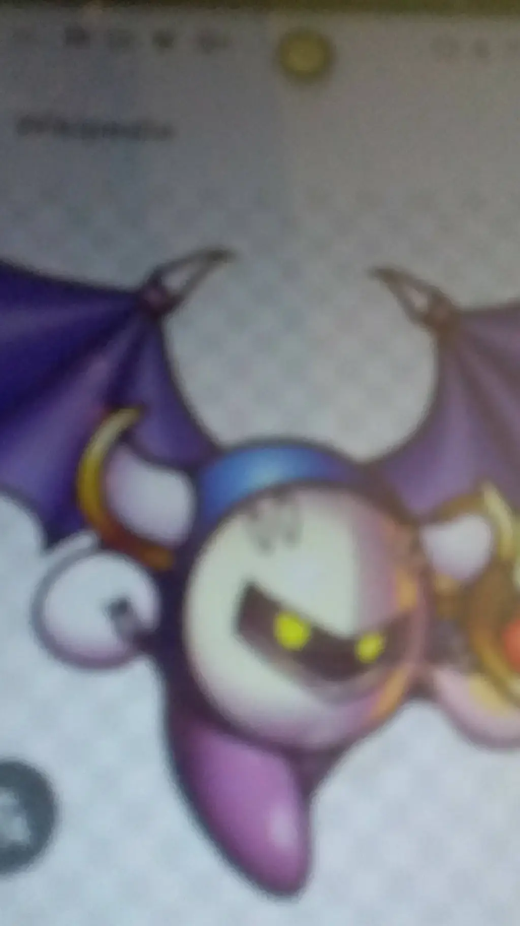 ai character: Meta knight  background