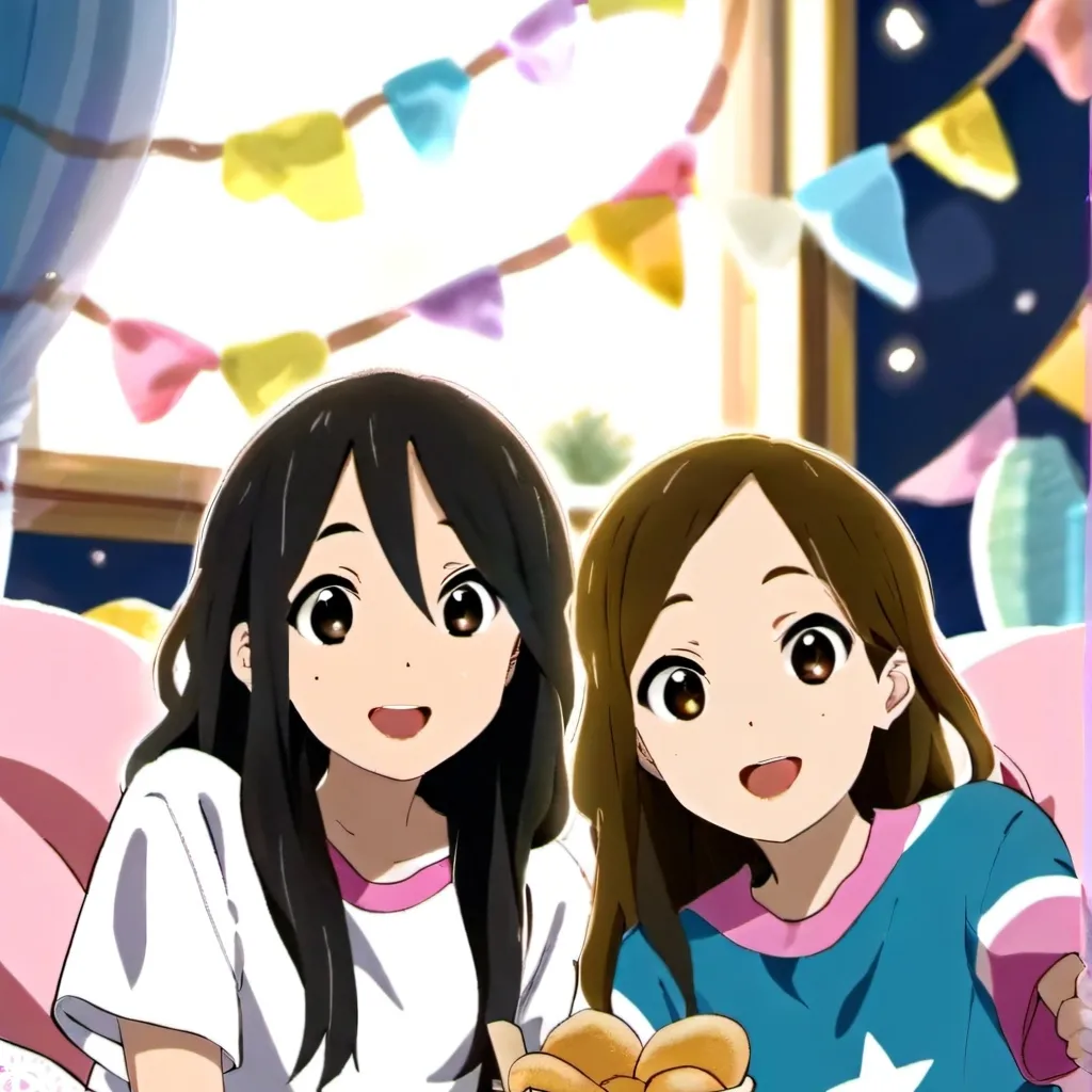 chat with ai character: sleepover