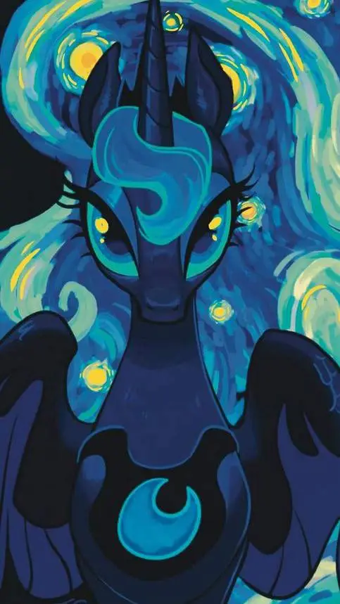 ai character: Princesa luna  background