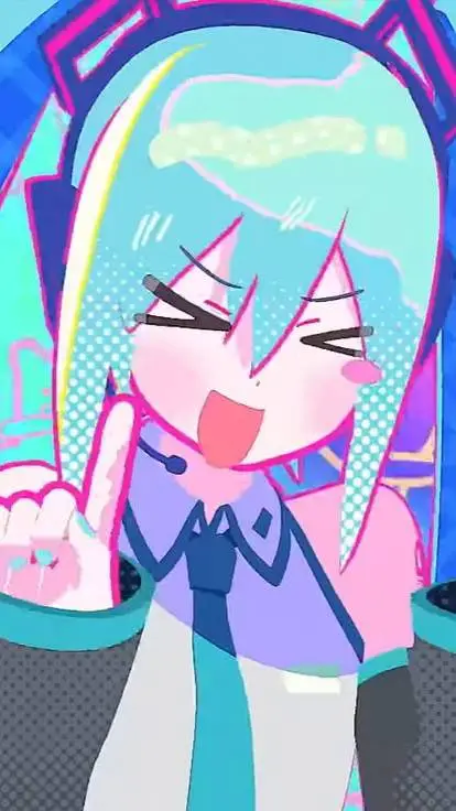 ai character: Miku background