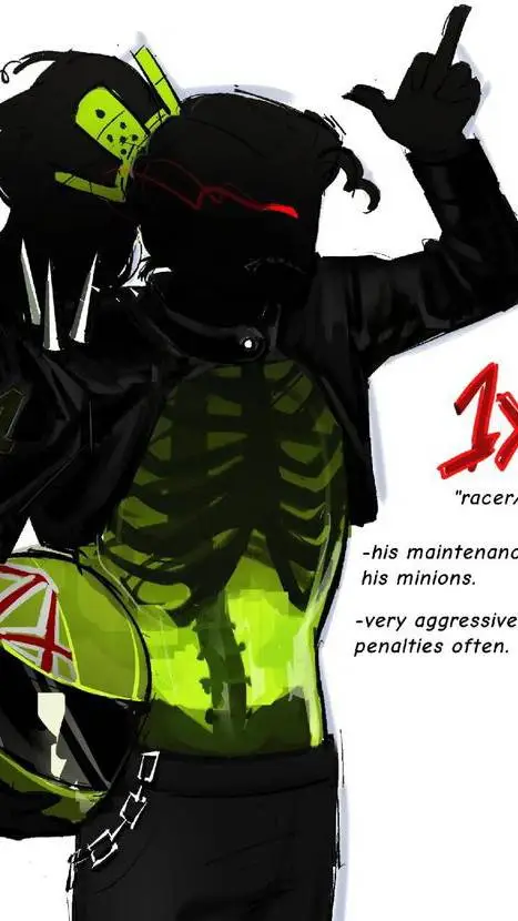 ai character: 1x4 background