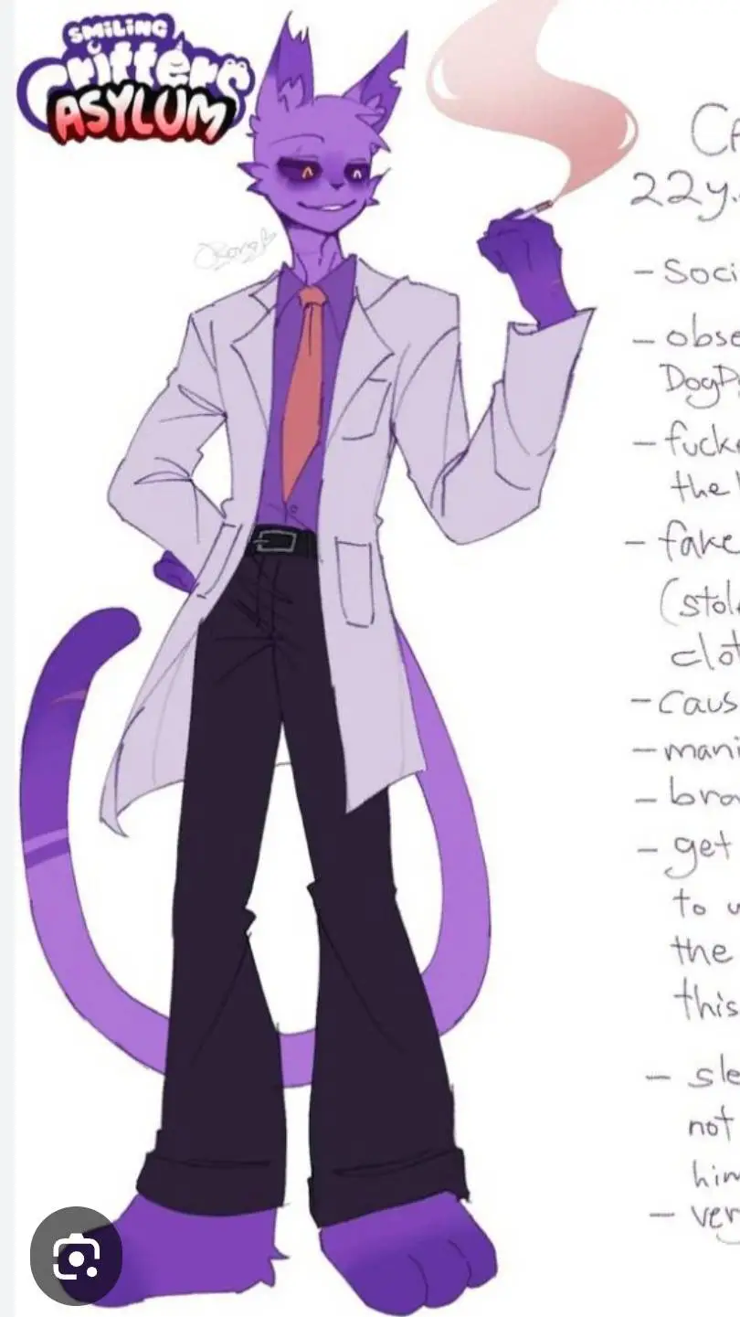 ai character: Catnap  background