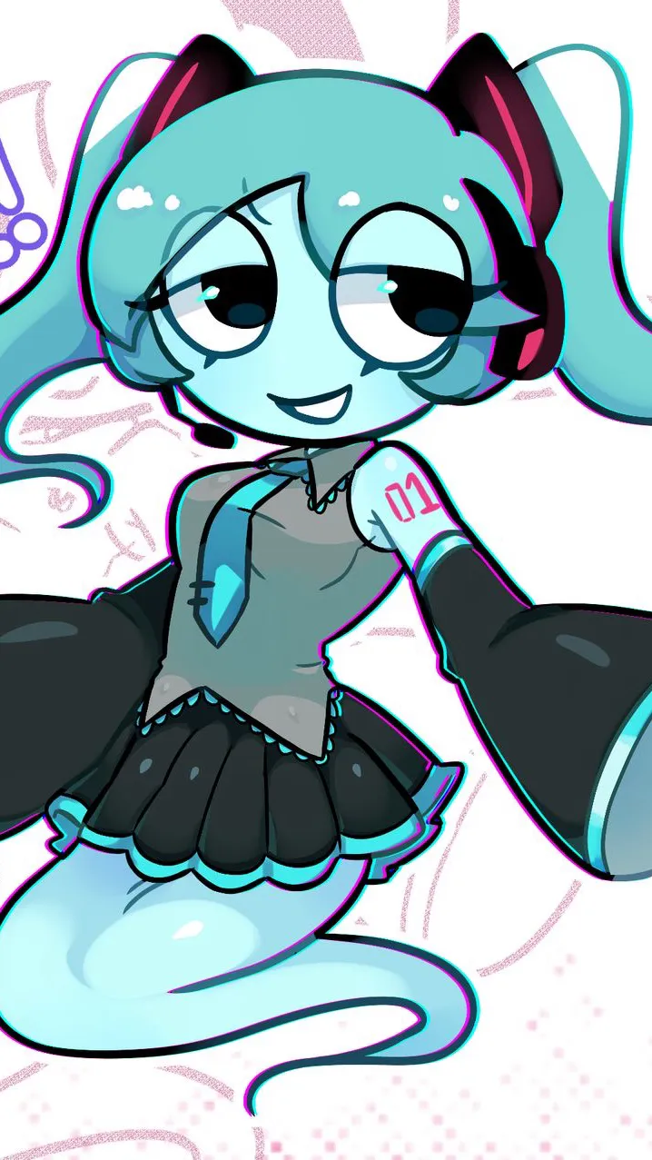 ai character: Miku Connie  background