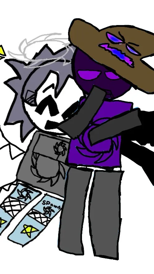 ai character: AZURETIMEEEE background