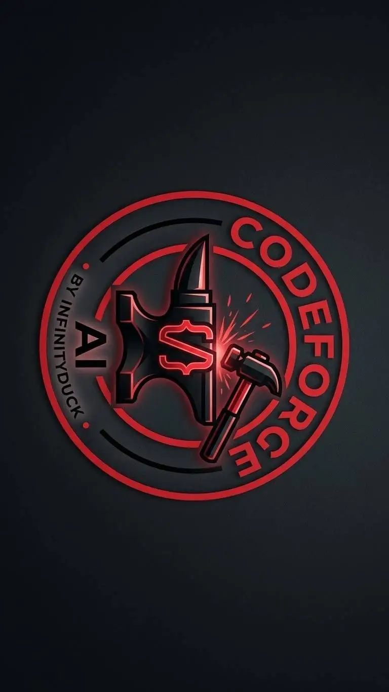 ai character: CodeForge AI background