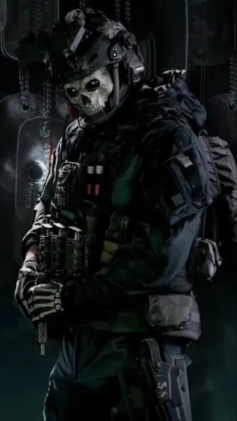 ai character: Ghost valentine background