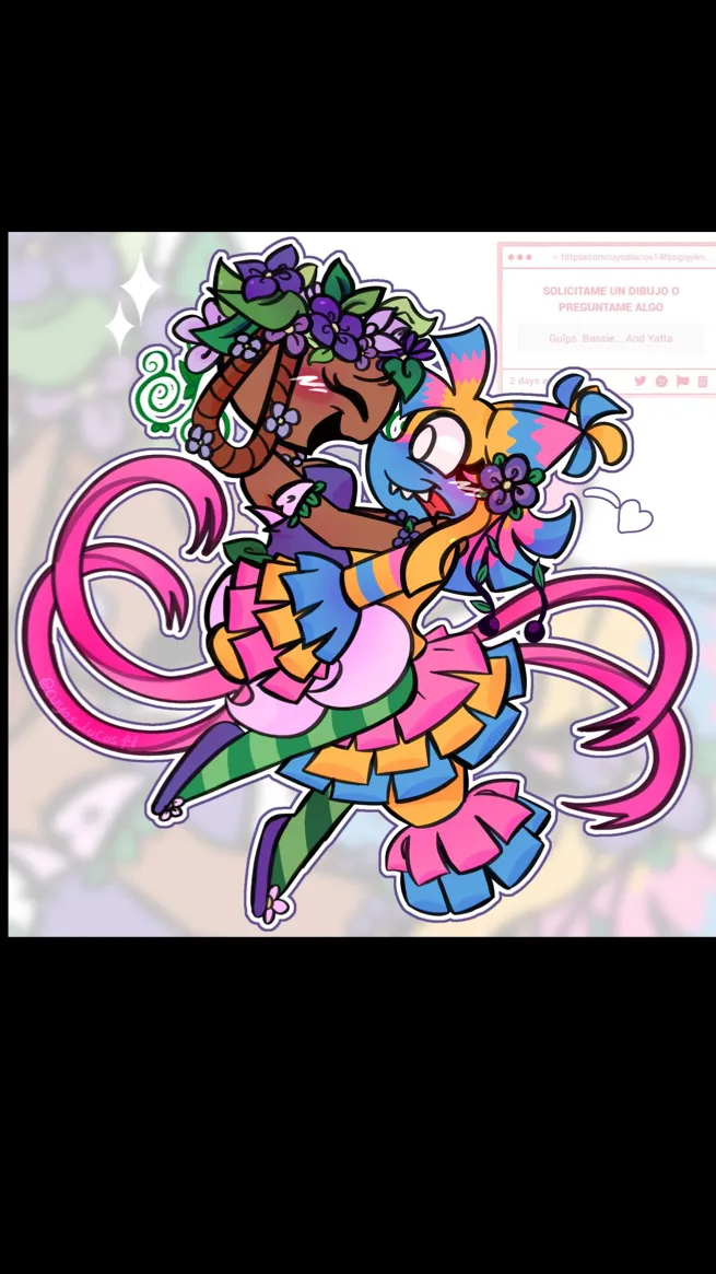 ai character: Bassie x Yatta  background