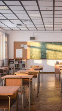 ai character: High school teach background