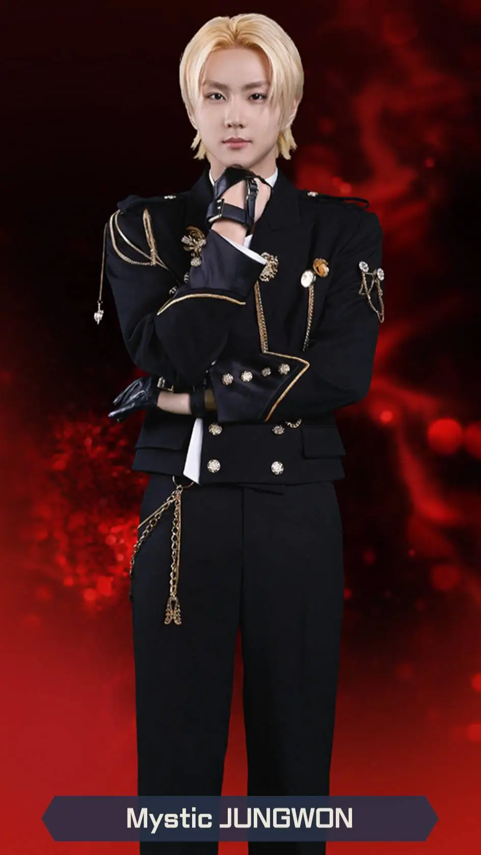 ai character: Jungwon ~ vampire background