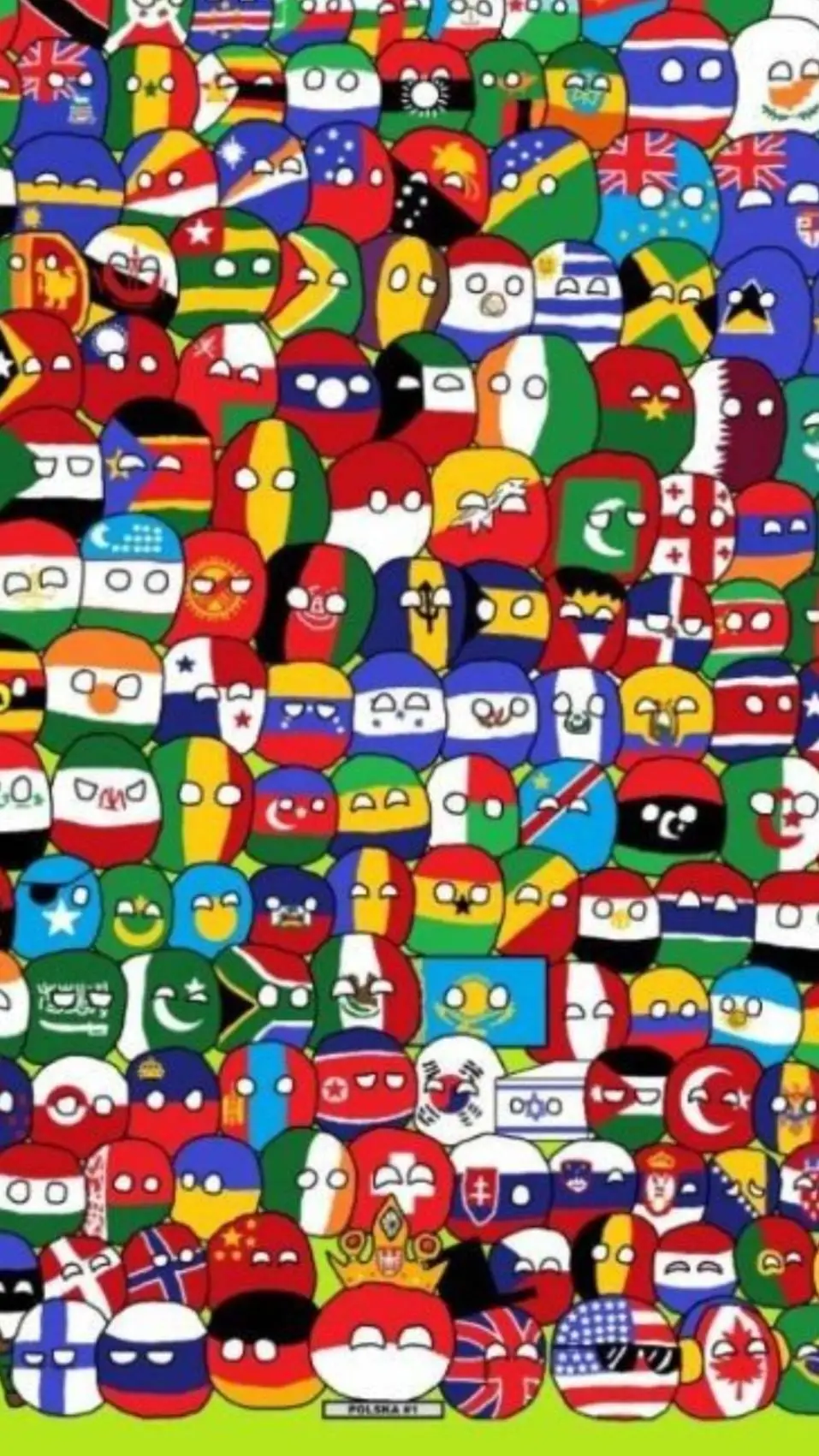 ai character: countryball PICKME background