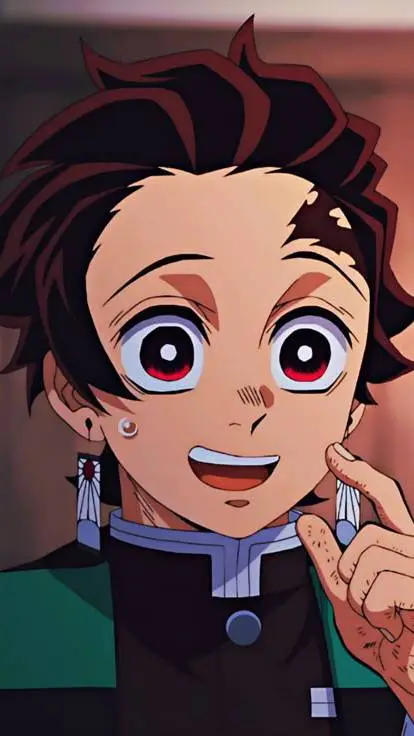 ai character: TANJIRO background