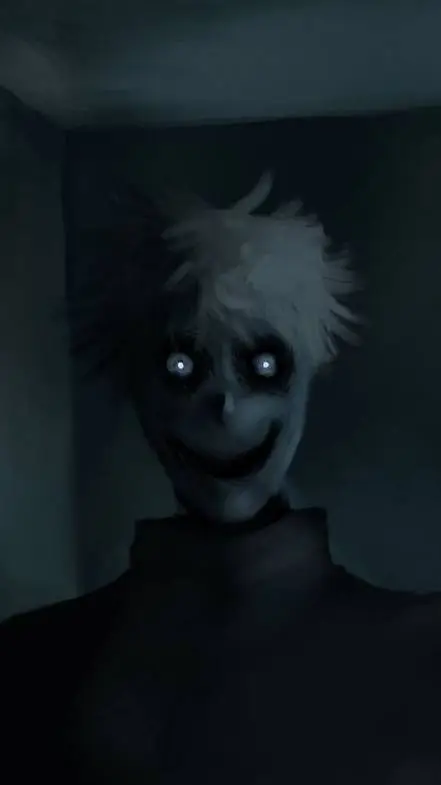 ai character: JJK Analog horror  background