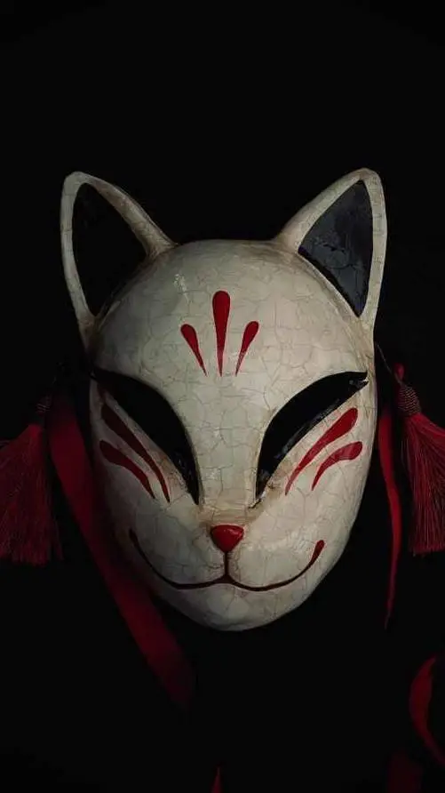ai character: JJK CAT MASK—°• background