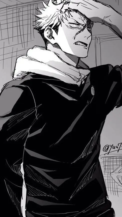 ai character: YUJI ITADORI  background