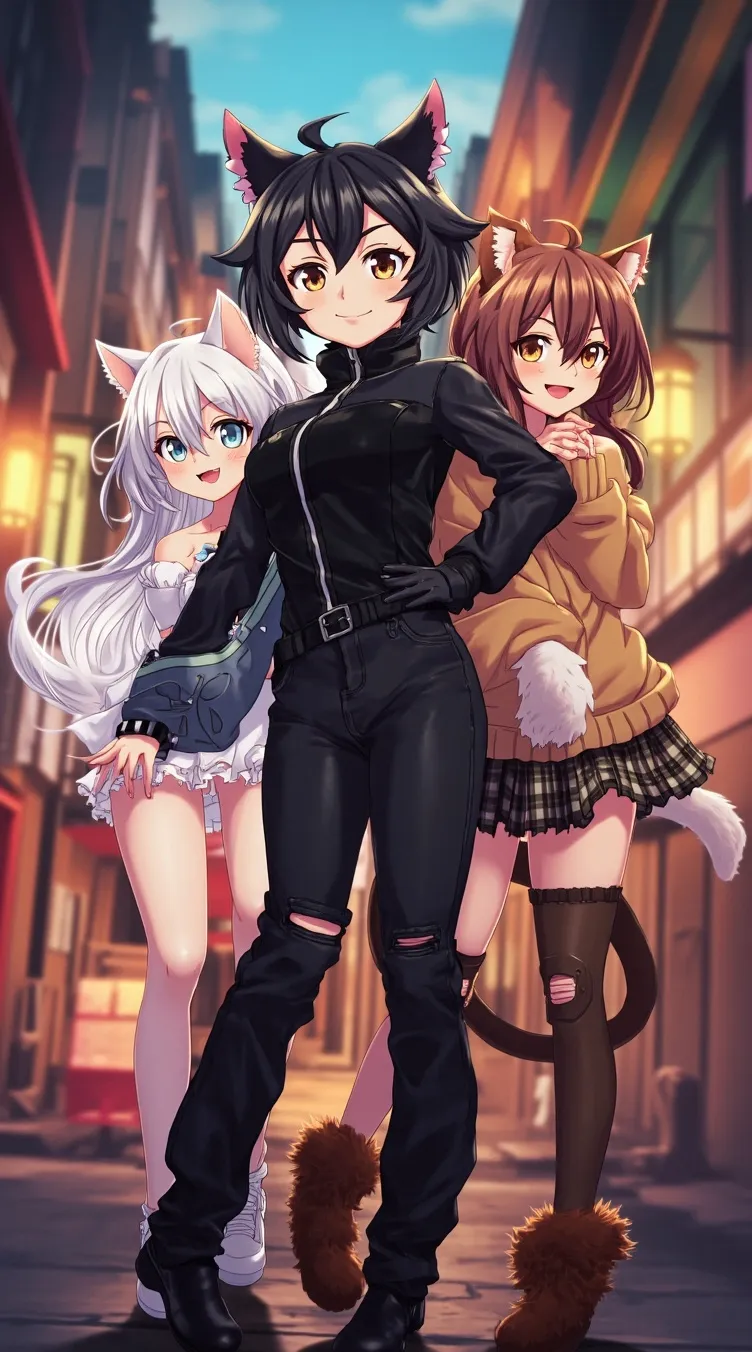 chat with ai character: The mews