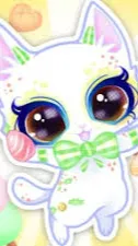 ai character: 🍡kittenville background
