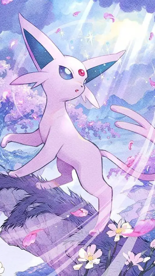 ai character: espeon vs Umbreon! background