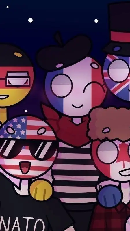 ai character: countryhuman meet background