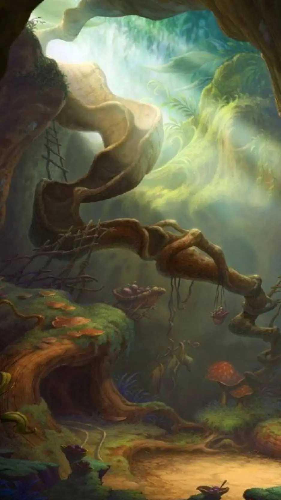 ai character: Pixie Hollow  background
