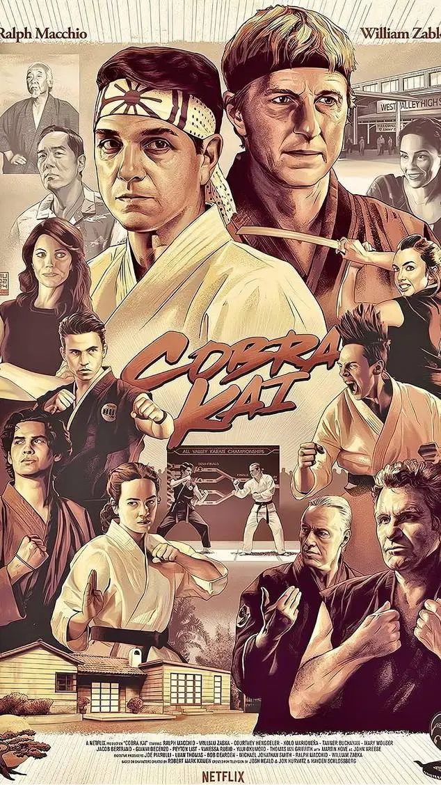 ai character: Cobra Kai!  background