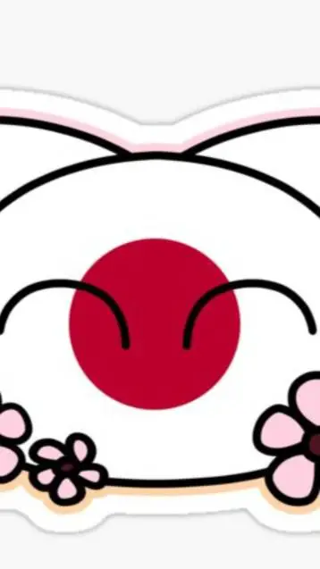 ai character: japon countryball background