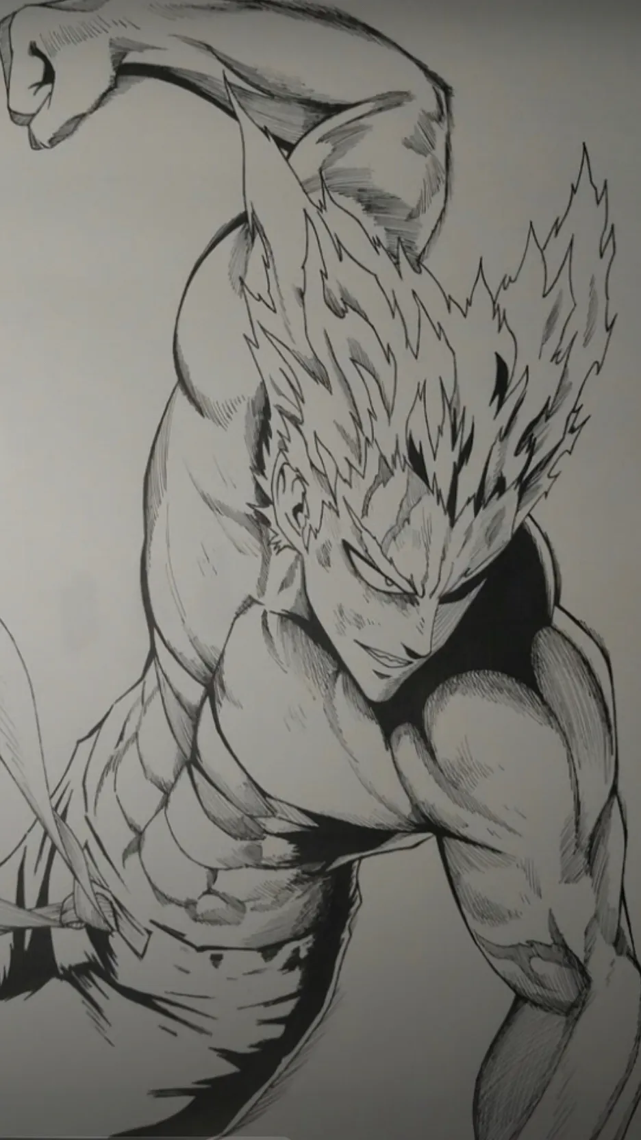 ai character: Manga garou background