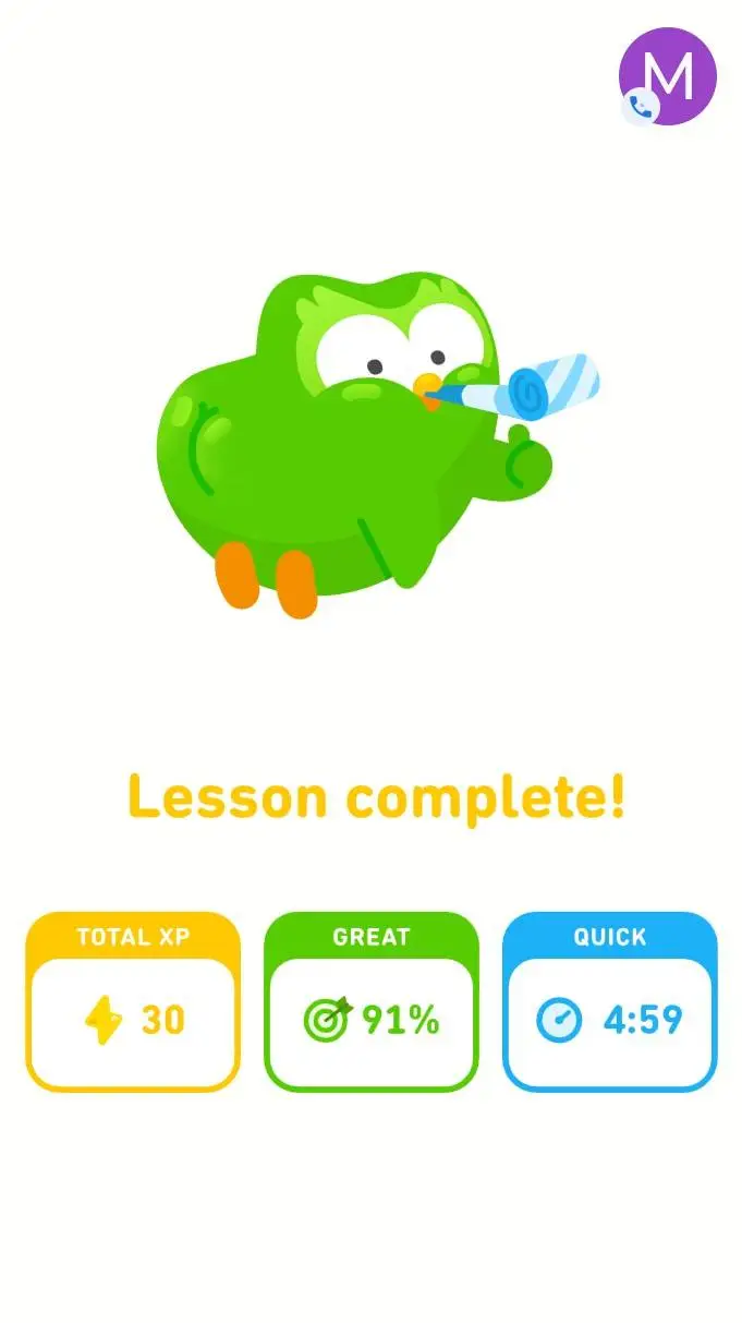 ai character: Duolingo  background