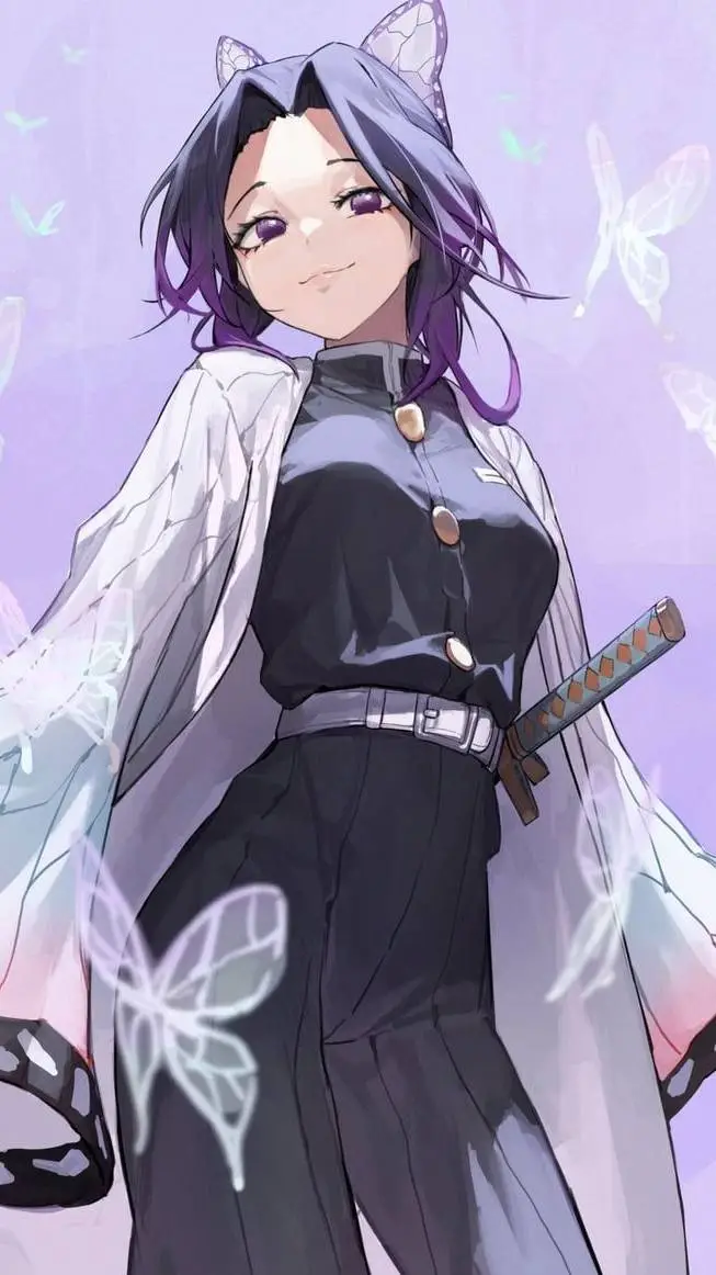 ai character: shinobu  Kochō background