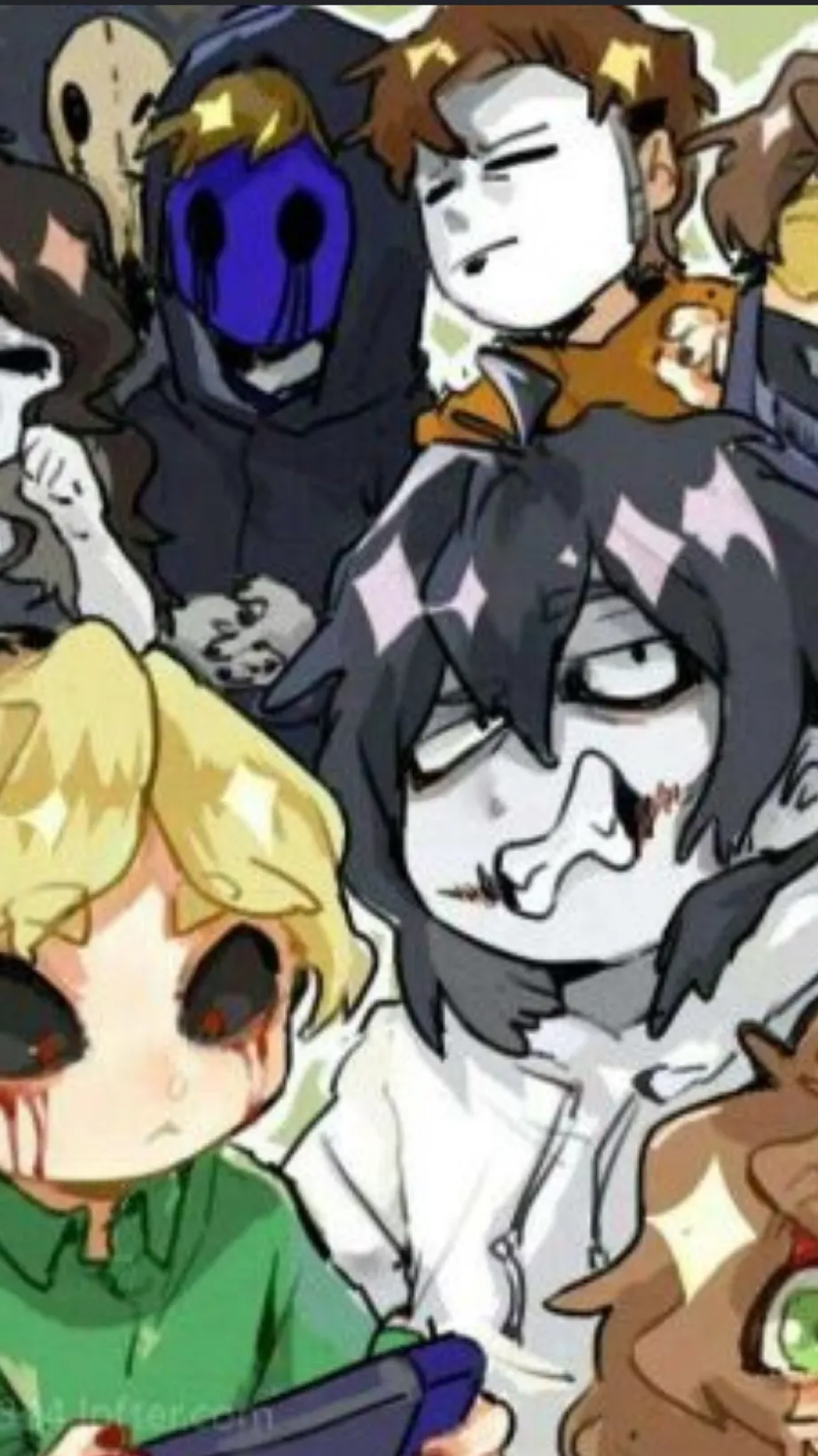 ai character: Creepypasta background