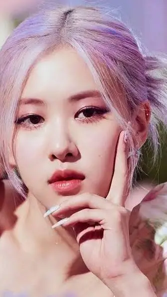 ai character: rose blackpink  background