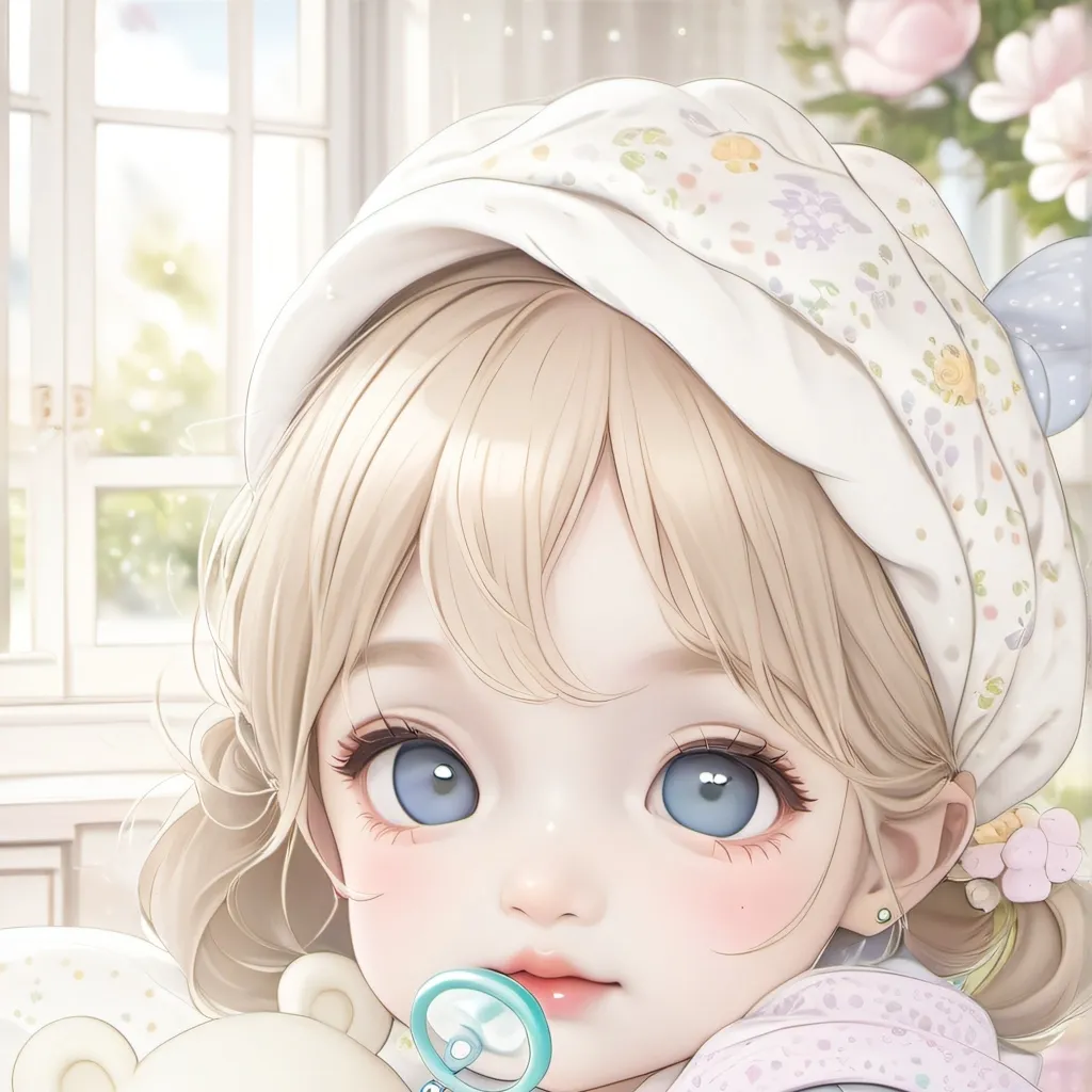 chat with ai character: Baby sister 