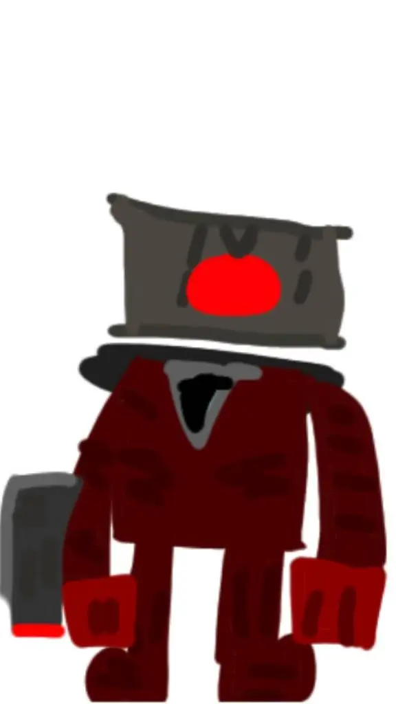 ai character: titan beam man background