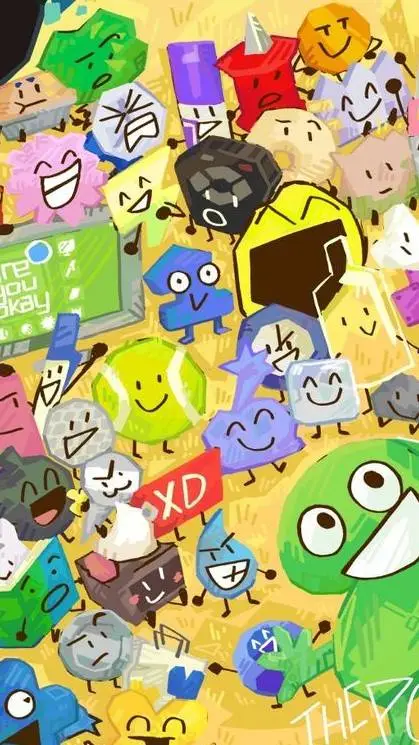 ai character: BFDI 7min Heaven- background