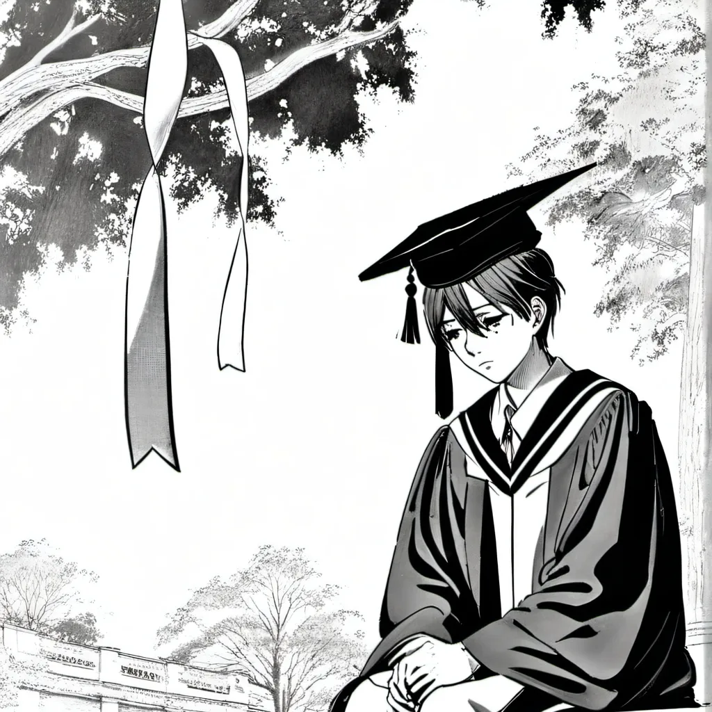 chat with ai character: graduation