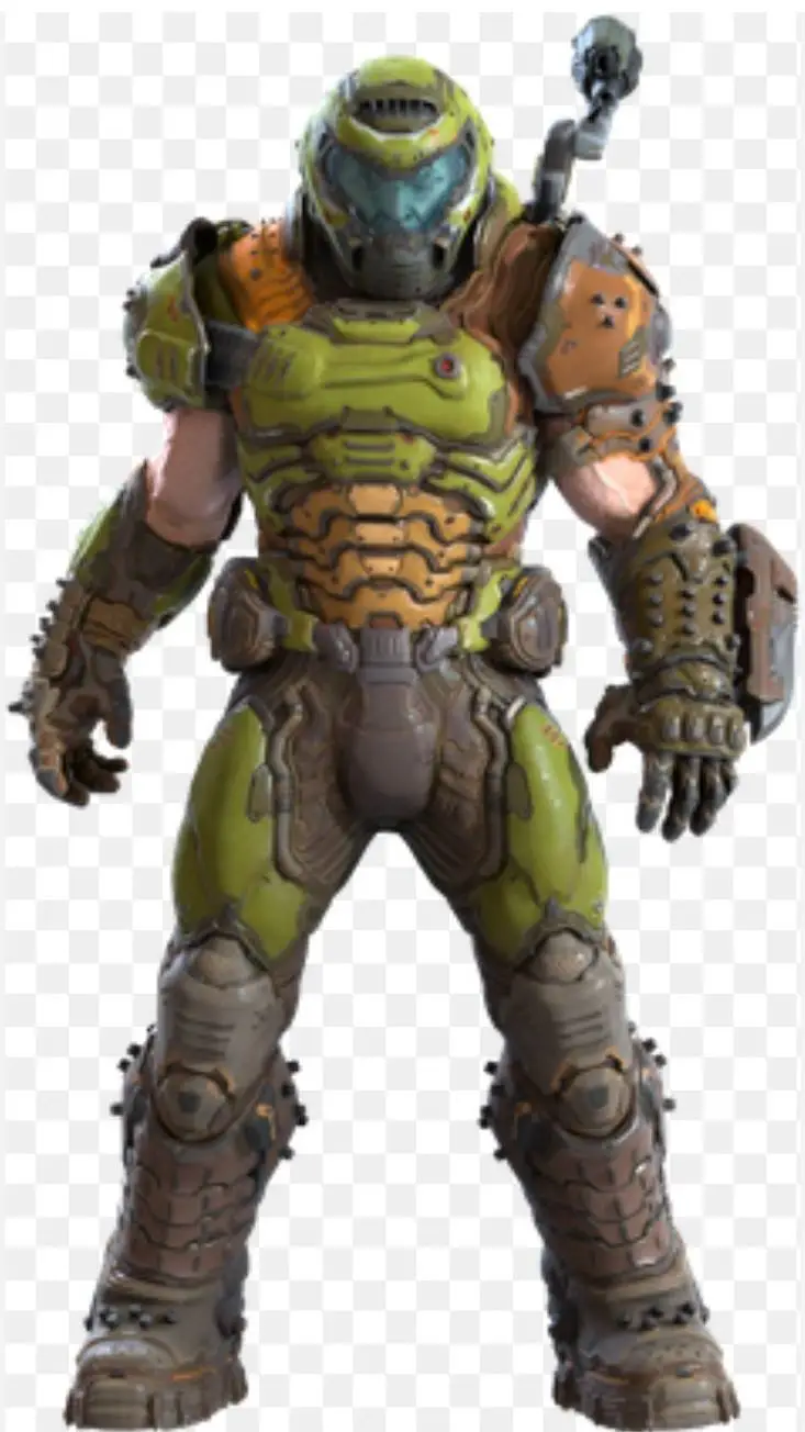 ai character: DoomGuy background