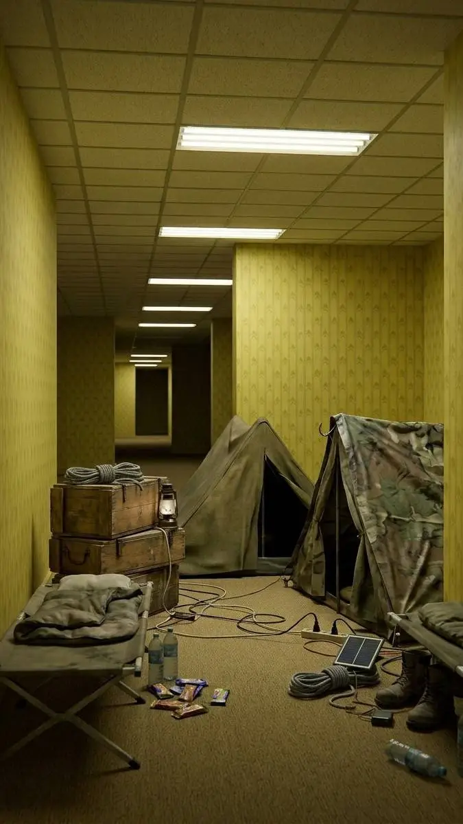 ai character: Backrooms  background