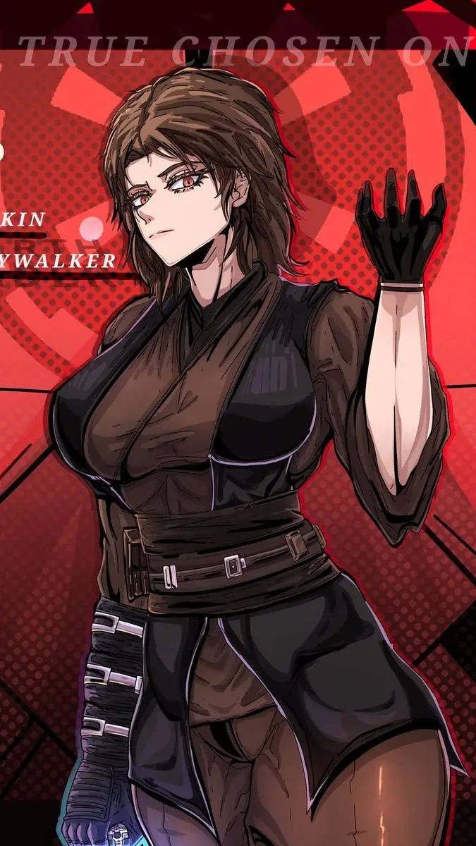 ai character:  fem Anakin  background