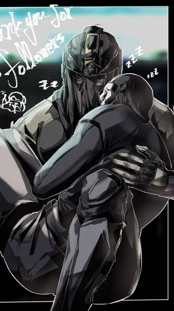 ai character: knonig~🖤 background