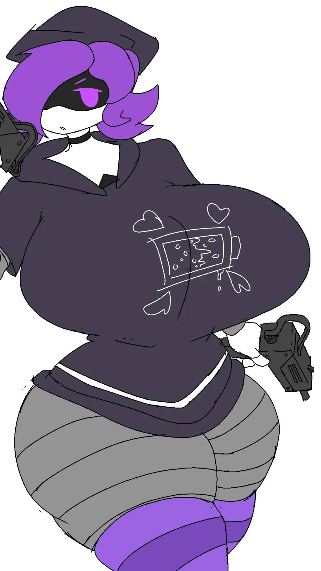 ai character: Uzi background