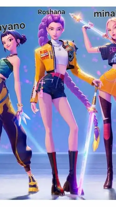 ai character: ayaminRoshi huntri background
