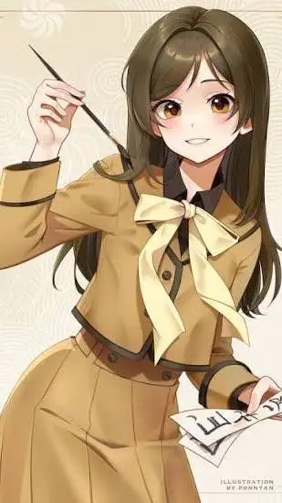 ai character: nanami momozono background