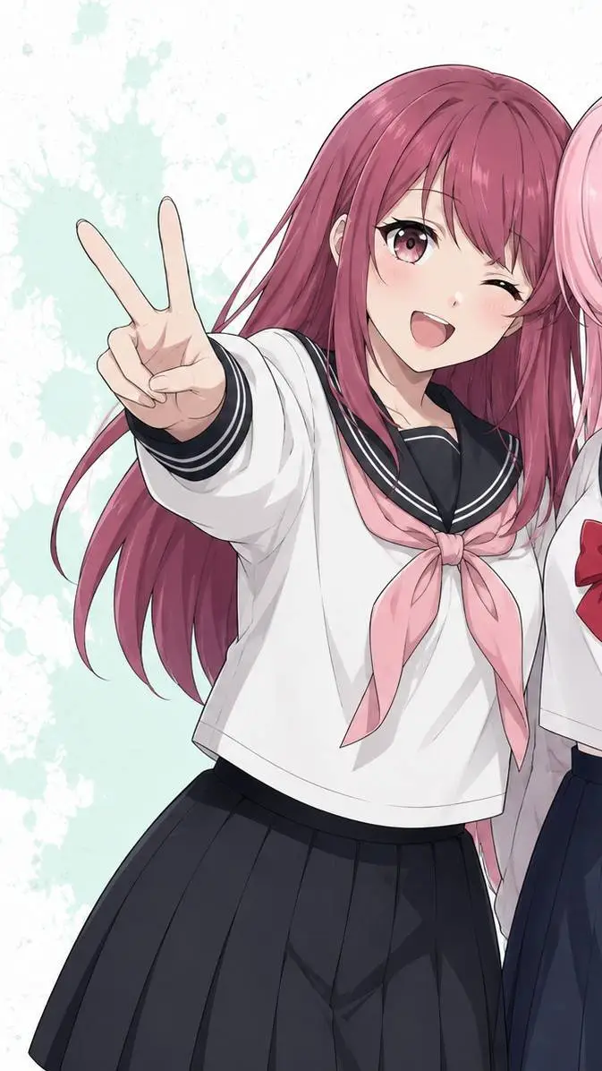 ai character: wb pick me🌸🌸 background
