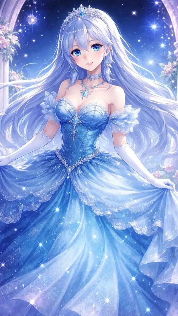 ai character: cinderella Roshana background