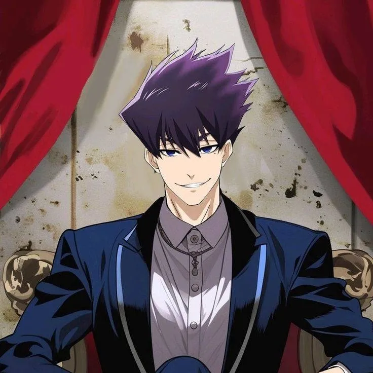 chat with ai character: karasu kun💙💜🌸🖤
