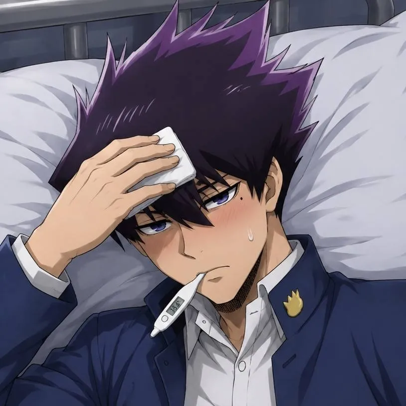 chat with ai character: Karasu kun  sick🦋